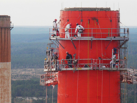 Industrial Chimney Painting