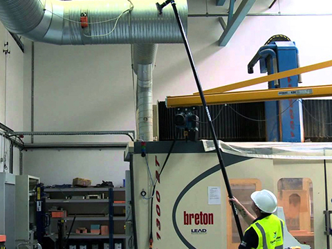 Industrial Truss - Roof Cleaning